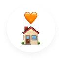 Imagen de casa en emoji