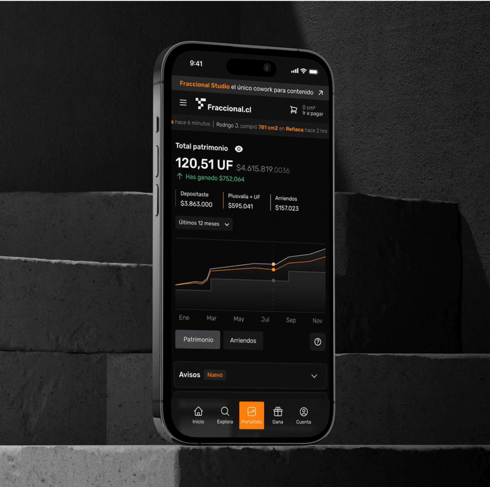 Fraccional: The investment platform where you buy fractions of properties.